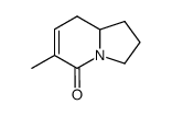 5-Oxo-6-methyl-Δ6-hexahydroindolizine Structure