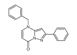 4-benzyl-2-phenylpyrazolo[1,5-a]pyrimidin-7-one Structure