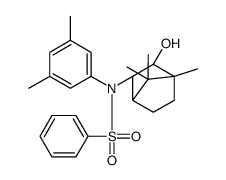 [N-benzenesulfonyl-N-(3,5-dimethylphenyl)amino]-2-bornanol structure