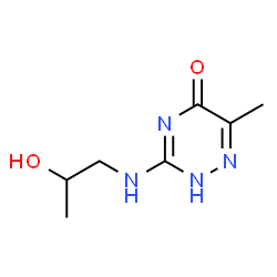 3-[(2-hydroxypropyl)amino]-6-methyl-1,2,4-triazin-5(4H)-one picture