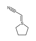 2-(tetrahydro-1l4-thiophen-1-ylidene)acetonitrile结构式