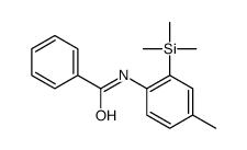 N-(4-methyl-2-trimethylsilylphenyl)benzamide结构式