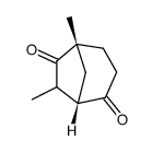 endo-5,7-dimethylbicyclo<3.2.1>octane-2,6-dione结构式