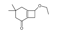 7-ethoxy-4,4-dimethylbicyclo[4.2.0]oct-1(6)-en-2-one结构式
