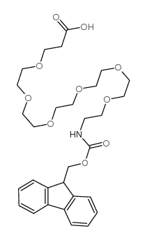 Fmoc-NH-PEG6-CH2CH2COOH structure