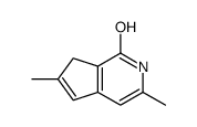 3,6-dimethyl-2,7-dihydrocyclopenta[c]pyridin-1-one结构式