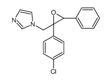 1-[[2-(4-chlorophenyl)-3-phenyloxiran-2-yl]methyl]imidazole Structure