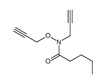 N-prop-2-ynoxy-N-prop-2-ynylpentanamide Structure