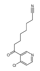 8-(4-CHLORO-3-PYRIDYL)-8-OXOOCTANENITRILE structure