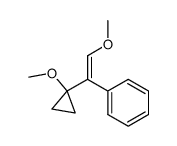 (methoxy-1 cyclopropyl)-2 methoxy-1 phenyl-2 ethylene cis+trans结构式