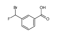 3-[bromo(fluoro)methyl]benzoic acid结构式