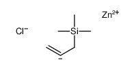 chlorozinc(1+),trimethyl(prop-2-enyl)silane Structure