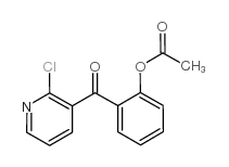 3-(2-ACETOXYBENZOYL)-2-CHLOROPYRIDINE structure