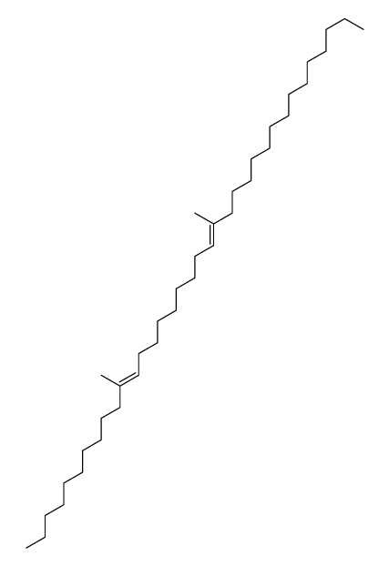 11,21-dimethylpentatriaconta-11,20-diene结构式