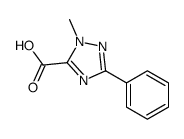 2-甲基-5-苯基-2H-[1,2,4]噻唑-3-羧酸结构式