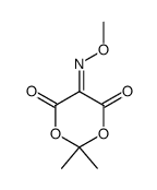 2,2-dimethyl-1,3-dioxane-4,5,6-trione 5-O-methyloxime Structure