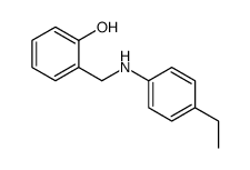 2-[(4-ethylanilino)methyl]phenol Structure