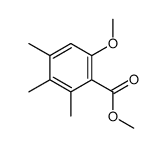 methyl 6-methoxy-2,3,4-trimethylbenzoate Structure