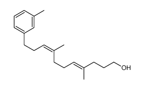 4,8-dimethyl-11-(3-methylphenyl)undeca-4,8-dien-1-ol Structure