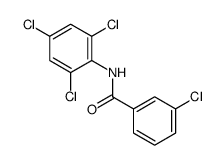 Benzamide, 3-chloro-N-(2,4,6-trichlorophenyl)结构式