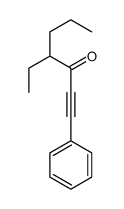 4-ethyl-1-phenylhept-1-yn-3-one结构式