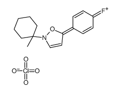 5-(4-fluorophenyl)-2-(1-methylcyclohexyl)-1,2-oxazol-2-ium,perchlorate Structure