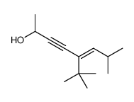 5-tert-butyl-7-methyloct-5-en-3-yn-2-ol Structure