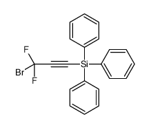 (3-bromo-3,3-difluoroprop-1-ynyl)-triphenylsilane Structure