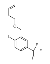 2-(but-3-enoxymethyl)-1-iodo-4-(trifluoromethyl)benzene结构式