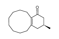 (S)-13-methyl-bicyclo[8.4.0]tetradec-1(10)-en-11-one Structure