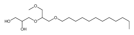 3-(1-dodecoxy-3-methoxypropan-2-yl)oxypropane-1,2-diol Structure
