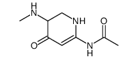 Acetamide, N-[1,4,5,6-tetrahydro-5-(methylamino)-4-oxo-2-pyridinyl]- Structure