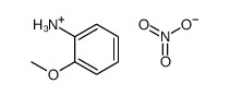 (2-methoxyphenyl)azanium,nitrate Structure