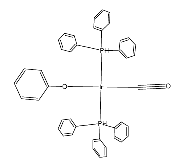 trans-PhOIr(CO)(PPh3)2 Structure