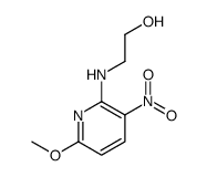 2-(6-methoxy-3-nitro-2-pyridylamino)ethanol结构式