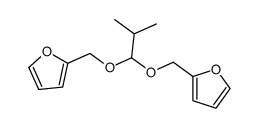 2-[[1-(furan-2-ylmethoxy)-2-methylpropoxy]methyl]furan结构式