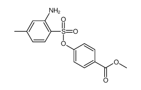 methyl 4-(2-amino-4-methylphenyl)sulfonyloxybenzoate Structure
