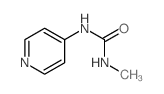 N-Methyl-N-pyridin-4-yl urea结构式