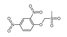 1-(methylsulfonylmethoxy)-2,4-dinitrobenzene Structure