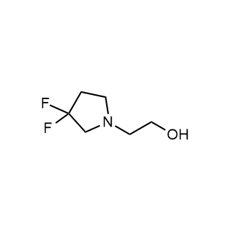 2-(3,3-Difluoropyrrolidin-1-yl)ethan-1-ol structure