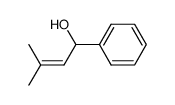 3-methyl-1-phenylbut-2-en-1-ol Structure