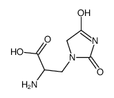 3-(2,4-dioxoimidazolidin-1-yl)alanine Structure