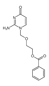 2-((2-amino-1,4-dihydro-4-oxo-1-pyrimidinyl)methoxy)ethyl benzoate结构式