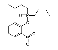 1-dibutylphosphoryloxy-2-nitrobenzene结构式