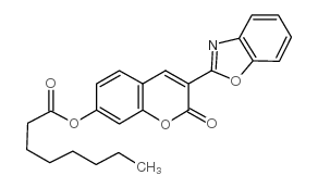 [3-(1,3-benzoxazol-2-yl)-2-oxochromen-7-yl] octanoate Structure