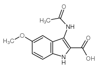 3-acetamido-5-methoxy-1H-indole-2-carboxylate Structure