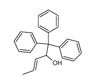 (E)-1,1,1-Triphenyl-3-penten-2-ol Structure