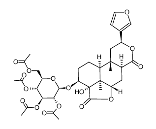 borapetoside A tetraacetate Structure