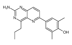 4-n-propyl-6-(4-hydroxy-3,5-dimethylphenyl)pyrido[3,2-d]pyrimidin-2-ylamine结构式