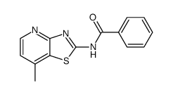 N-(7-Methyl-thiazolo[4,5-b]pyridin-2-yl)-benzamide结构式
